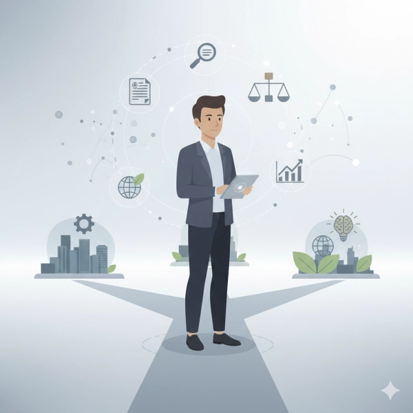 Adaptability and critical thinking skills helping professionals navigate change and uncertainty