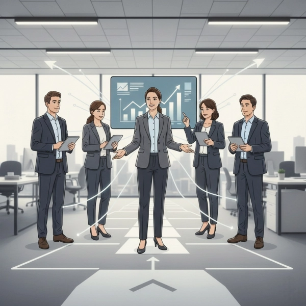 Adaptable leadership encouraging flexible and resilient teams at work