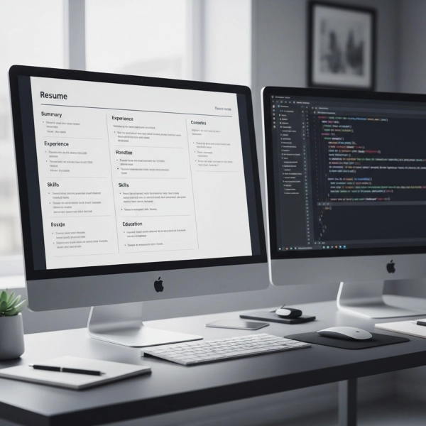 ATS-friendly software engineer resume layout with clean structure and technical skills