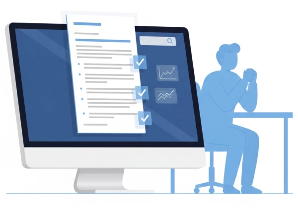 Applicant Tracking System scanning a resume before a recruiter review