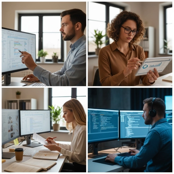 Examples of attention to detail across different workplace roles