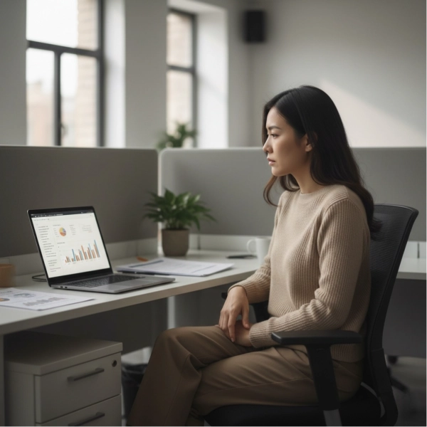 Employee feeling discouraged after receiving a bad performance review