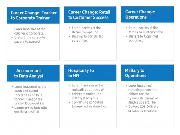 Career change resume objective examples for different professional transitions