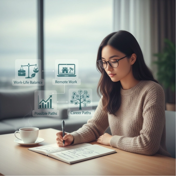Assessing career goals after time away from work