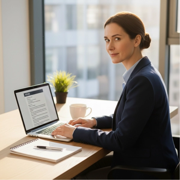 Professional regaining confidence and planning next career steps after a bad performance review