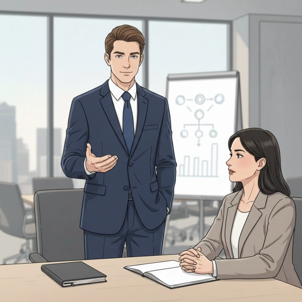 Delivering a clear and confident recommendation in a case study interview