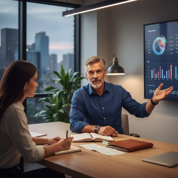 Professional in their 50s reinventing career with focus on purpose and sustainability