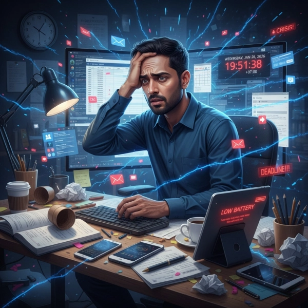 Common reasons for poor attention to detail such as stress and distractions