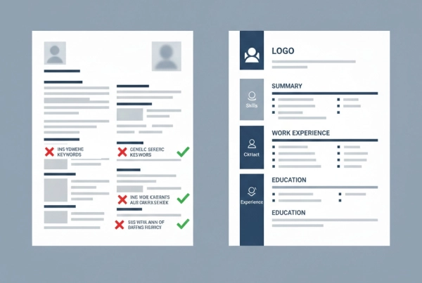 Common resume mistakes highlighted with corrections to improve job application success
