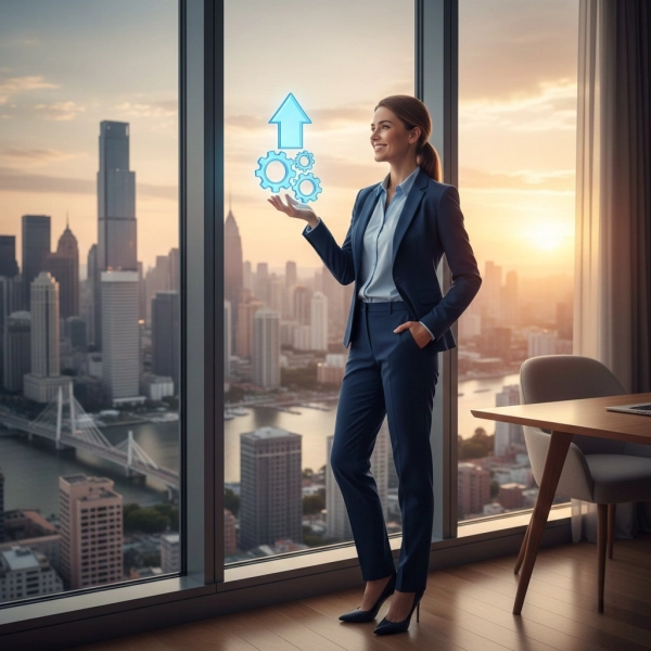 Confident professional making the right job decision for long-term growth