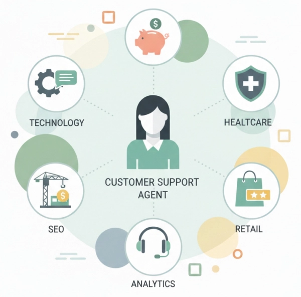 Customer service representative salaries across different industries