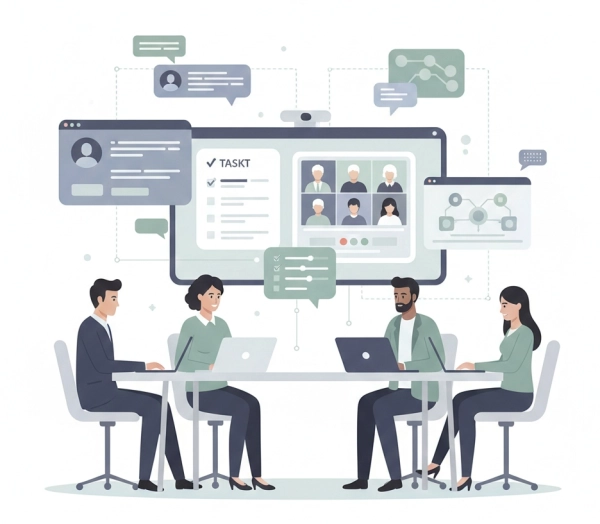 Digital collaboration tools improving communication and teamwork for remote and hybrid teams