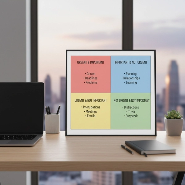 Eisenhower Matrix as a practical task prioritization method