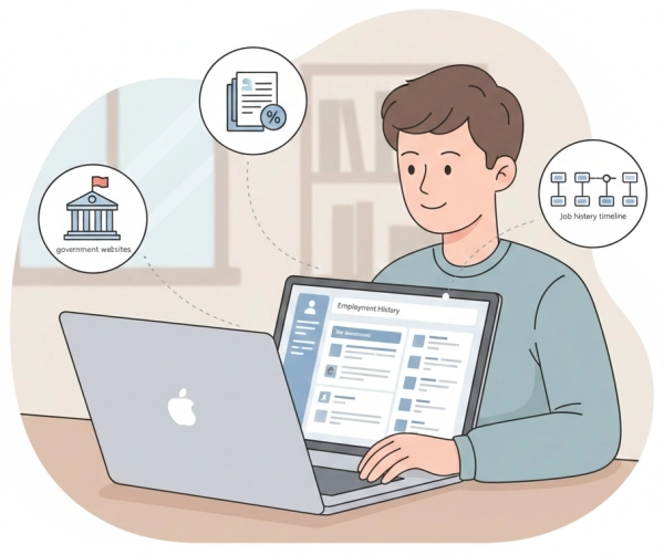 How to find your work history online for free