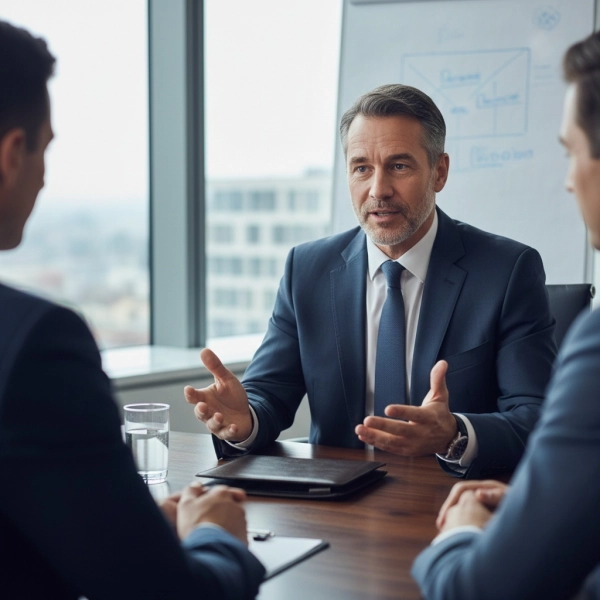 Manager describing leadership challenges and achievements during an interview