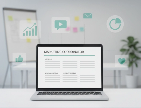 Marketing Coordinator resume highlighting digital marketing skills, measurable results, and ATS-friendly structure for US recruiters