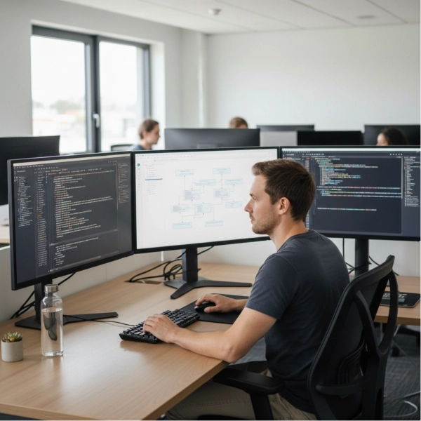 Mid-level software engineer independently designing and implementing features