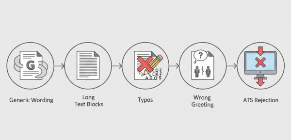 Most common cover letter mistakes recruiters see