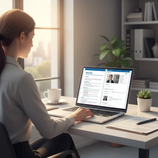 Optimized resume and LinkedIn profile for faster job search