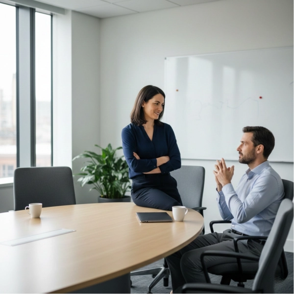 Giving private feedback in the right time and place at work