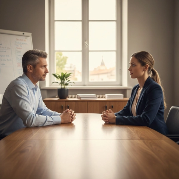 Professional conversation with a manager about a salary raise