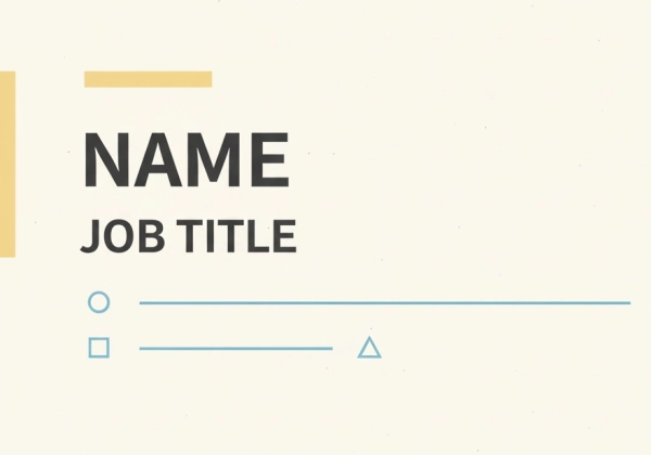 Example of a clean and professional resume header with contact details