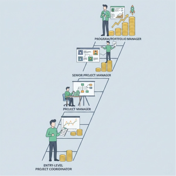 Project manager salary comparison by experience level