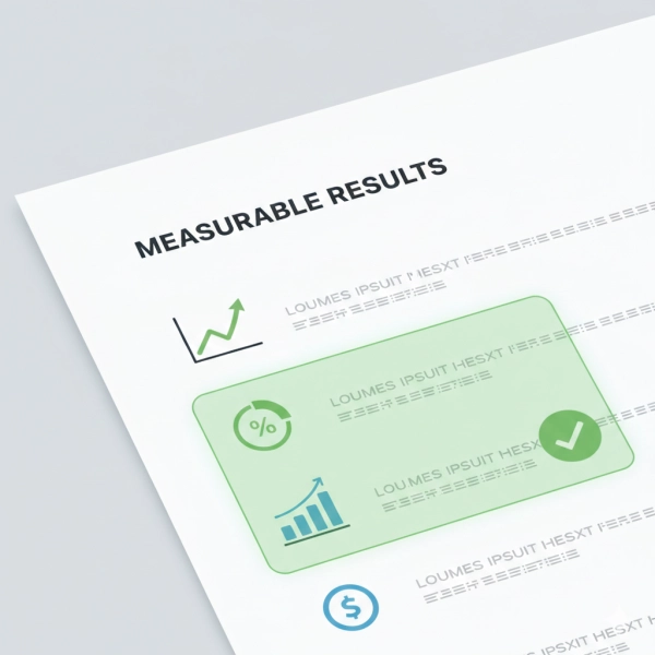 Using quantified achievements in a career change cover letter