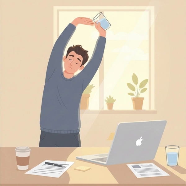 Practicing self-care to reduce stress and prevent job search burnout