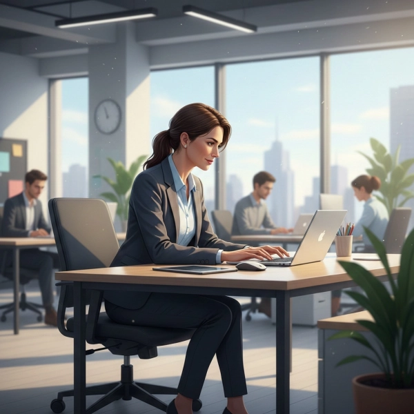 Self-motivated and high-performing candidate in a professional work environment