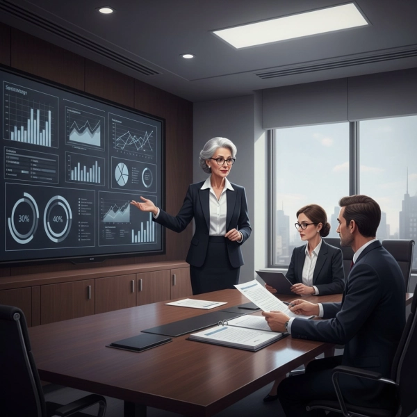 Senior project manager overseeing large-scale initiatives and executive stakeholders