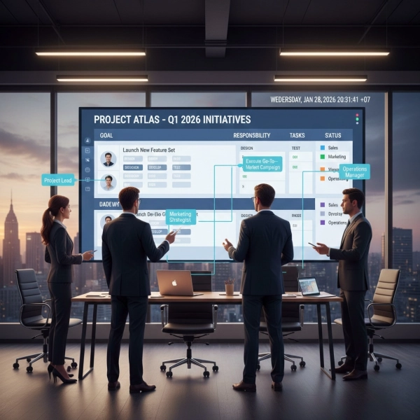 Clear shared goals and roles in cross-functional team collaboration