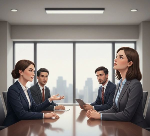 Staying calm and composed during a high-pressure panel interview