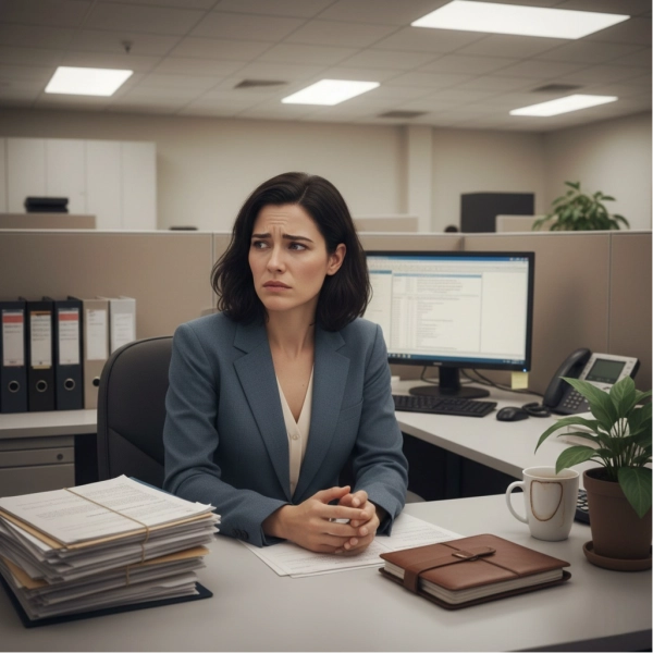 Employee staying in an unfulfilling job due to fear and uncertainty