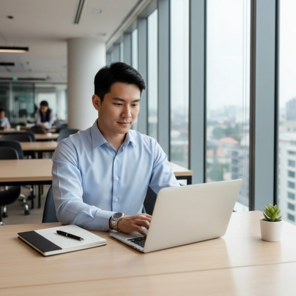 Strong work ethic skills in a modern professional workplace
