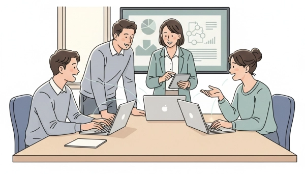 Trust and collaboration strengthening teamwork in the workplace