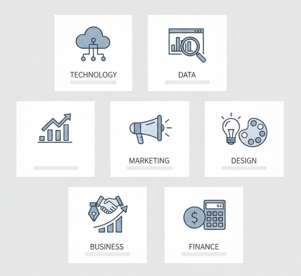 In-demand hard skills for resumes in 2026 including technology, marketing, business, and data
