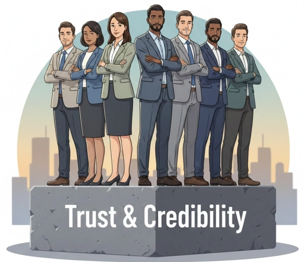 Trust and credibility as the foundation of a high-performing team
