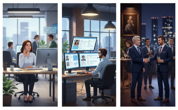 Different types of recruiters including corporate recruiters, agency recruiters, and headhunters