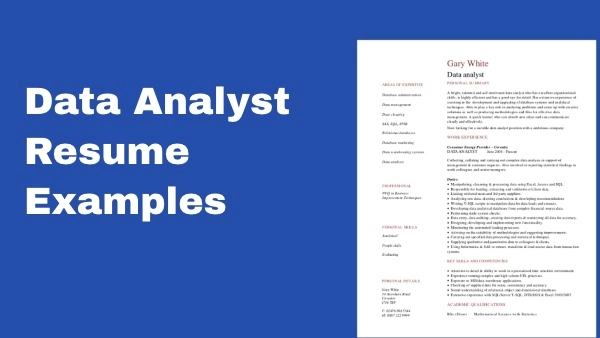 Data Analyst Resume Examples (2026 Guide + Templates to Get Hired)